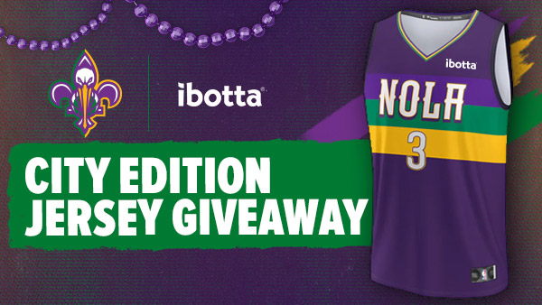 Pelicans X Ibotta City Edition Jersey Sweepstakes